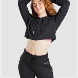 Gymshark Whitney Recovery Hoodie - Black, size M